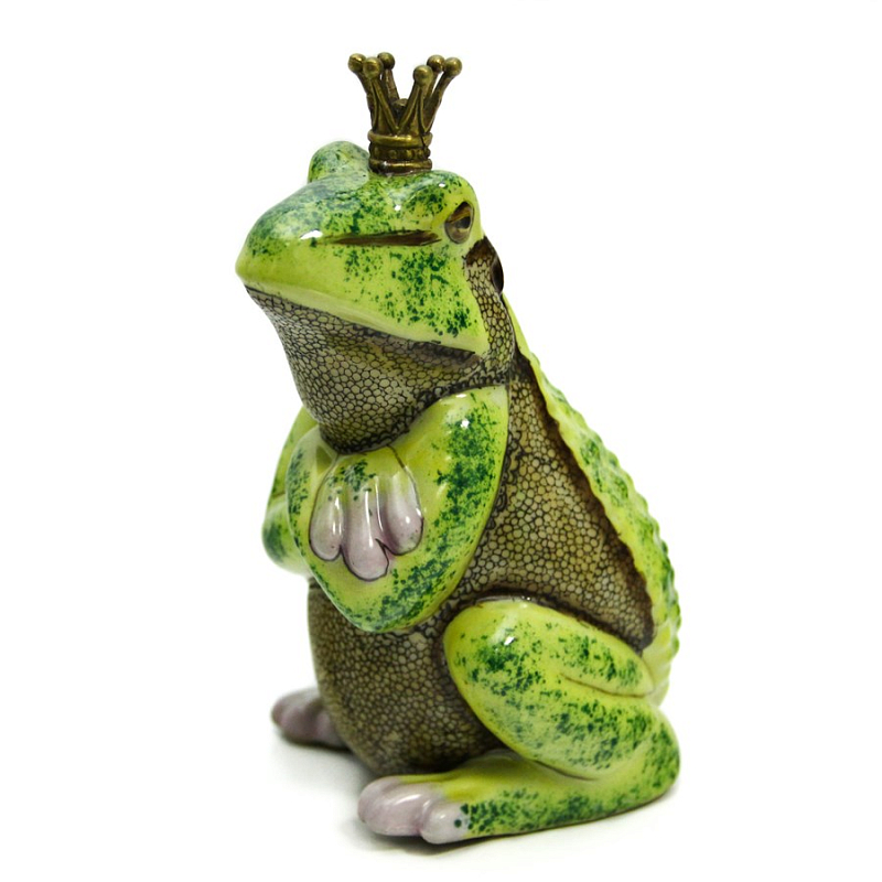 Статуэтка Offended Frog Зеленый Бронза Статуэтка Offended Frog Зеленый Бронза в Барнауле | Loft Concept
