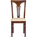 Стул деревянный с узором ручной работы Espresso варинант исполнения - 7 | Loft Concept в Барнауле