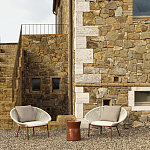 Дизайнерское уличное кресло с веревочной спинкой PETALO Armchair варинант исполнения - 5 | Loft Concept в Барнауле