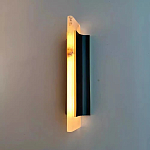 Бра вертикальное с мраморными рассеивателями на черном корпусе Gutter варинант исполнения - 2 | Loft Concept в Барнауле