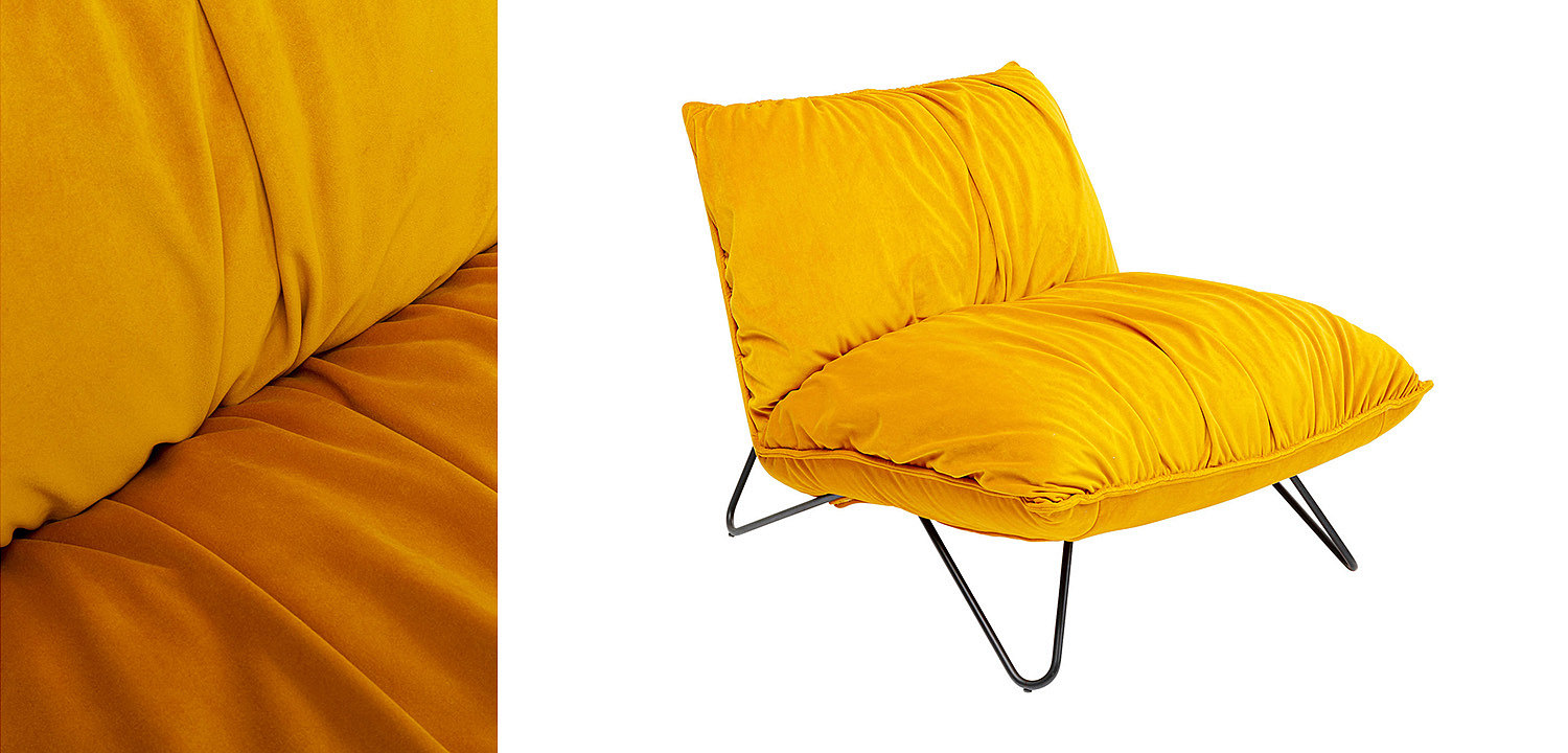 Кресло Velvet Turmeric Кресло Velvet Turmeric - Loft-Concept в Барнауле