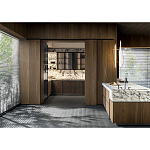 Раздвижные деревянные двери для кухни SISTEMA 7 Dada Engenereed Doors варинант исполнения - 3 | Loft Concept в Барнауле