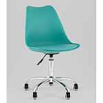 Офисный стул на металлическом основании EGGERY Blue пластик варинант исполнения - 1 | Loft Concept в Барнауле