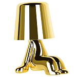 Настольная лампа фигурная цвета золото с гладким абажуром Высота 16 см Sophia варинант исполнения - 2 | Loft Concept в Барнауле