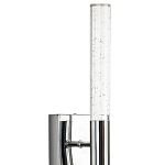 Бра со стеклянным плафоном хром Gileberte Glass Tube Wall Lamp Chrome варинант исполнения - 3 | Loft Concept в Барнауле