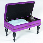 Мягкая банкетка с зоной для хранения Casket Violet варинант исполнения - 4 | Loft Concept в Барнауле