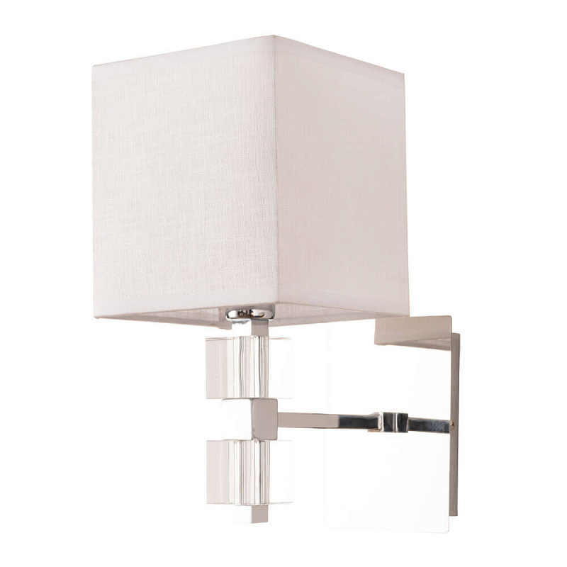 Бра Tradonico Sconces Chromium Хром Белый Прозрачный Бра Tradonico Sconces Chromium Хром Белый Прозрачный в Барнауле | Loft Concept