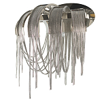 Бра с металиическими цепочками и дугообразными элементами Atlantis Chain варинант исполнения - 3 | Loft Concept в Барнауле