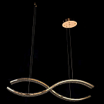 Люстра волнистой формы с фактурным хрустальным плафоном Light Delight варинант исполнения - 4 | Loft Concept в Барнауле