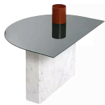 Дизайнерский журнальный стол с рельефным основанием Dutynor варинант исполнения - 2 | Loft Concept в Барнауле