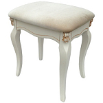 Пуф из массива дерева с велюровой обивкой Pascal French Seating варинант исполнения - 1 | Loft Concept в Барнауле