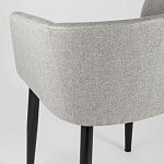 Мягкое кресло на металлических ножках Shaggy Grey варинант исполнения - 7 | Loft Concept в Барнауле