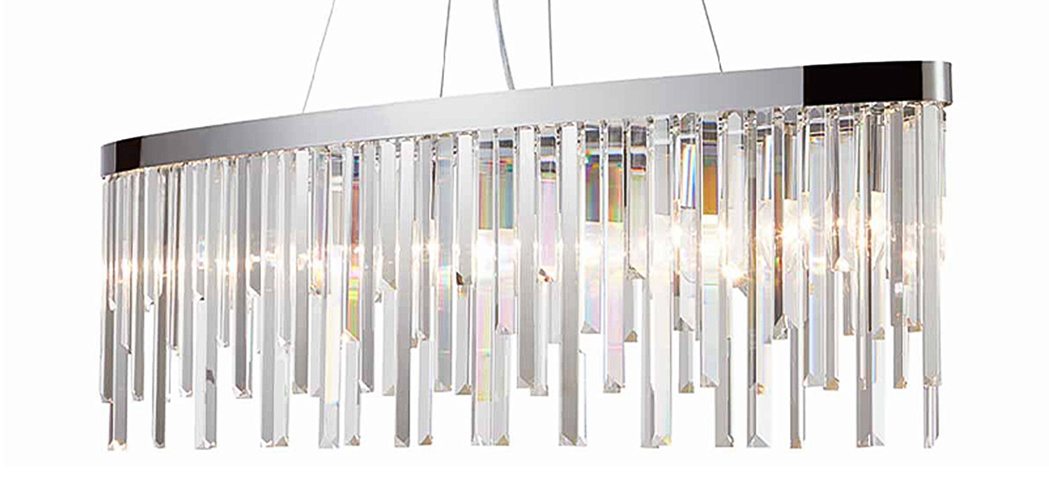 Люстра Bennett Oval Chandelier chrome Люстра Bennett Oval Chandelier chrome - Loft-Concept в Барнауле