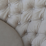 Кресло вращающееся велюровое кремовое Rotation варинант исполнения - 2 | Loft Concept в Барнауле