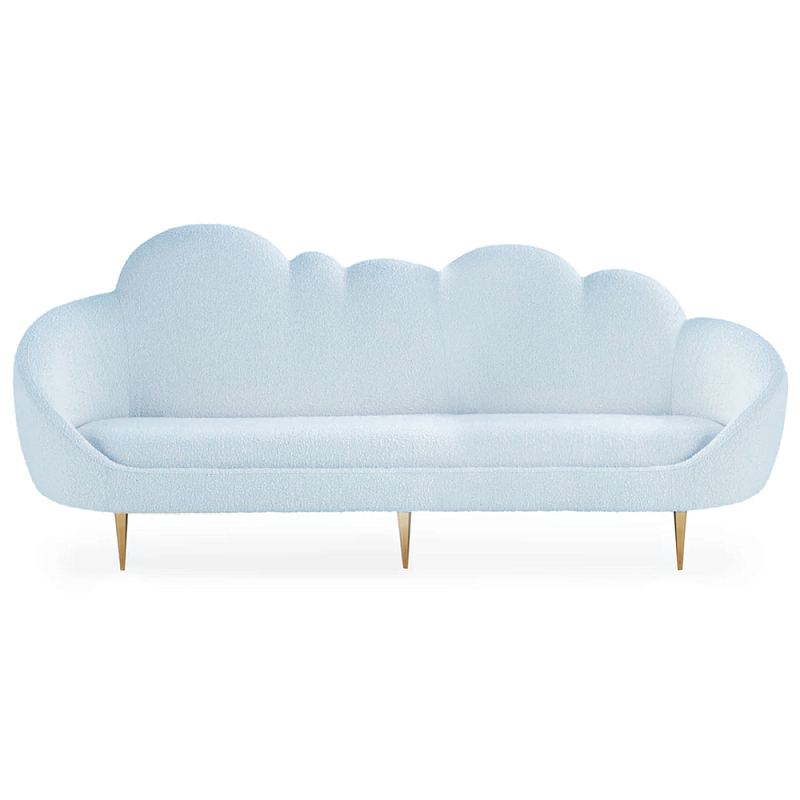 Уникальный диван для детской Soft Cloud трехместный Голубой Белый Розовый Золотой Уникальный диван для детской Soft Cloud трехместный Голубой Белый Розовый Золотой в Барнауле | Loft Concept