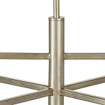 Люстра с 6-ю белыми матовыми плафонами из стекла в форме цилиндра Longitude варинант исполнения - 2 | Loft Concept в Барнауле