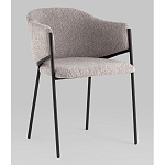 Стул Brace букле серый варинант исполнения - 1 | Loft Concept в Барнауле