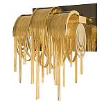 Бра с перфорированными металлическими дугами и цепочками 22 см Atlantis Chain варинант исполнения - 5 | Loft Concept в Барнауле