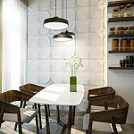 Гипсовая 3D панель с принтографией PM-20 варинант исполнения - 3 | Loft Concept в Барнауле