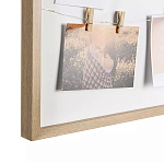 Рамка для фото с подсветкой c 6-ю деревянными прищепками в комплекте Photo Backlight варинант исполнения - 3 | Loft Concept в Барнауле