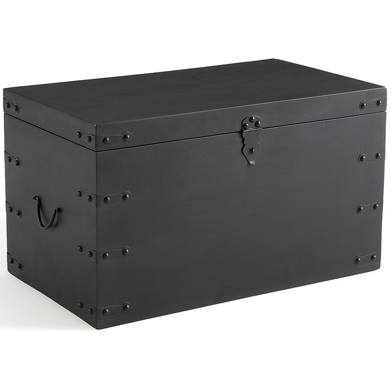 Деревянный сундук из массива манго Mango Chest Black Черный Деревянный сундук из массива манго Mango Chest Black Черный в Барнауле | Loft Concept