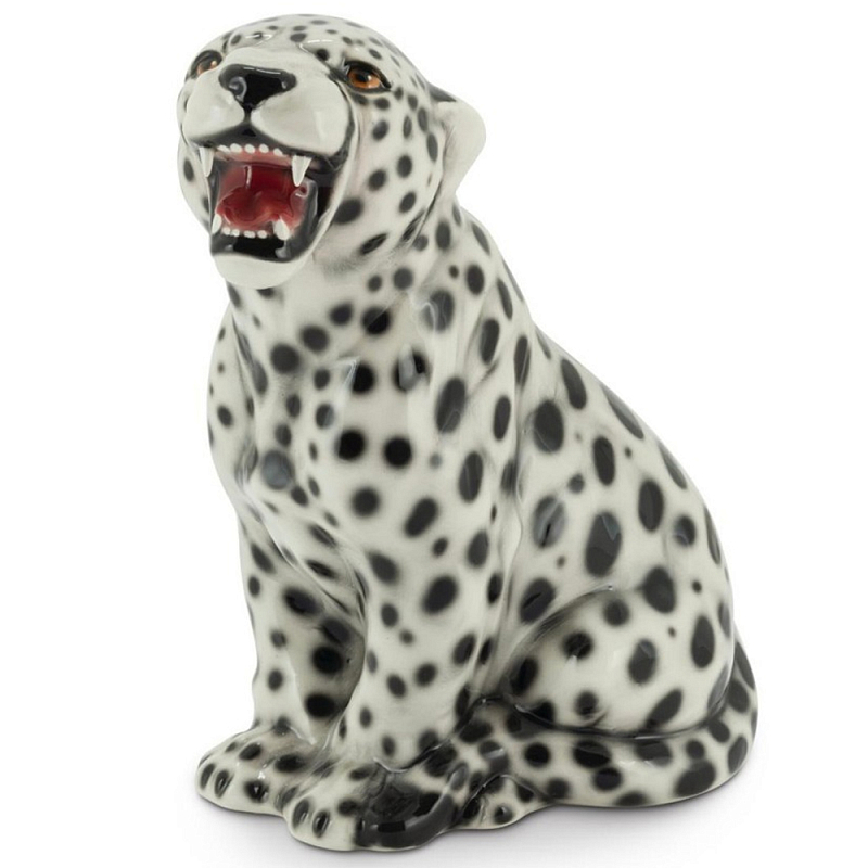 Статуэтка Cheetah Белый Черный Коричневый Статуэтка Cheetah Белый Черный Коричневый в Барнауле | Loft Concept