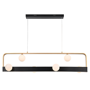 Люстра с черно-золотым каркасом MODERNIZE