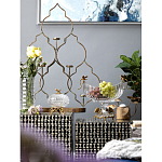 Конфетница прозрачная стеклянная на бронзовых ножках в виде морских коньков с крышкой в виде ракушки Eden Garden варинант исполнения - 6 | Loft Concept в Барнауле