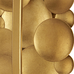 Бра светодиодное из многослойных золотых дисков Metal Disc Chandelier варинант исполнения - 1 | Loft Concept в Барнауле