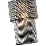 Подвесной светильник со стеклянным рифленым плафоном цилиндрической формы Eliara 13 варинант исполнения - 11 | Loft Concept в Барнауле