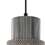 Подвесной светильник со стеклянным рифленым плафоном цилиндрической формы Eliara 13 варинант исполнения - 12 | Loft Concept в Барнауле