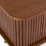 ТВ-тумба с двумя раздвижными дверцами Toinette Brown TV Stand варинант исполнения - 4 | Loft Concept в Барнауле