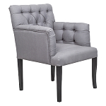 Кресло Addison Chic Armchair grey flax варинант исполнения - 1 | Loft Concept в Барнауле