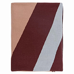 Плед из хлопка с геометрическим рисунком Elan Stripe Addison варинант исполнения - 5 | Loft Concept в Барнауле