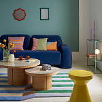 Настенное зеркало в зеленой раме Nya Green Mirror варинант исполнения - 5 | Loft Concept в Барнауле