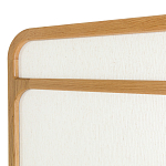 Ширма из массива дуба и ткани Arcuri Screen варинант исполнения - 3 | Loft Concept в Барнауле