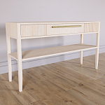 Дизайнерская Консоль с полкой и ящиком Primo Светлый дуб варинант исполнения - 2 | Loft Concept в Барнауле