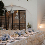 Подвесной светильник стеклянный в виде канделябра Curved Glass Chandelier варинант исполнения - 7 | Loft Concept в Барнауле