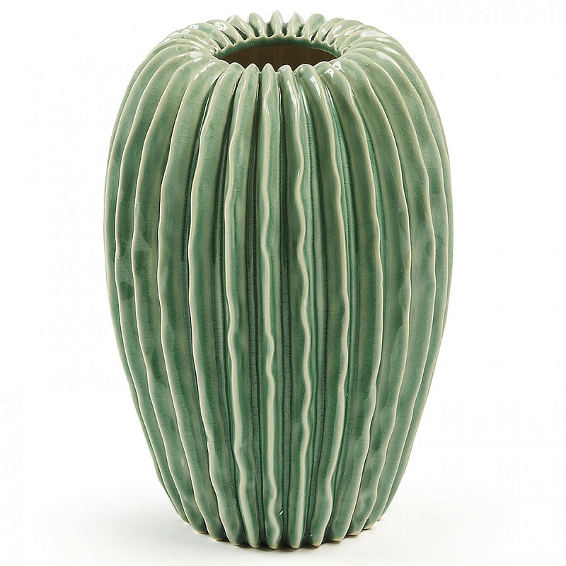 Ваза Rounded Cactus Зеленый Ваза Rounded Cactus Зеленый в Барнауле | Loft Concept