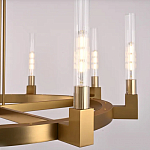 Люстра CANELLE Round Chandelier 8 Modern Brass варинант исполнения - 1 | Loft Concept в Барнауле