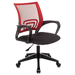 Офисное кресло с основанием из черного пластика Desk chairs Red варинант исполнения - 1 | Loft Concept в Барнауле