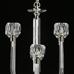 Люстра с 8-ю лампами и гранеными стеклянными плафонами Prism Gala варинант исполнения - 9 | Loft Concept в Барнауле