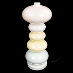 Настольная лампа из стеклянных сфер в пастельных тонах Высота 48 см Pastel Lunaria варинант исполнения - 3 | Loft Concept в Барнауле
