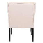 Кресло Addison Chic Armchair beige flax варинант исполнения - 2 | Loft Concept в Барнауле