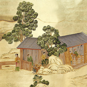 Обои ручная роспись Coutts Deep Rich Gold