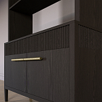 Стеллаж Primo с ящиками Темный орех варинант исполнения - 4 | Loft Concept в Барнауле