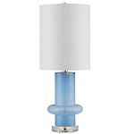 Настольная лампа из стекла с высоким абажуром Column варинант исполнения - 3 | Loft Concept в Барнауле