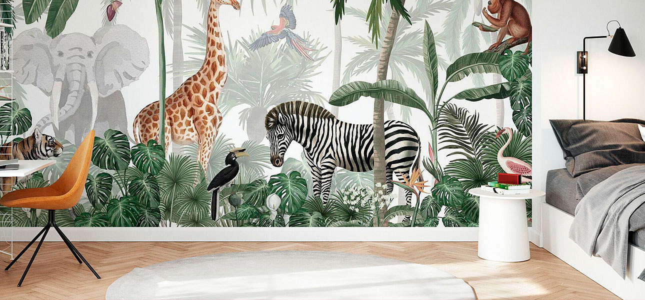 Обои ручная роспись Jungle Jive Обои ручная роспись Jungle Jive - Loft-Concept в Барнауле