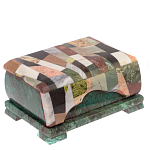 Шкатулка с мозаикой из натуральных камней Stone Casket варинант исполнения - 1 | Loft Concept в Барнауле