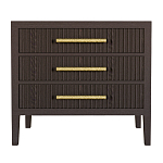 Тумба Primo  с тремя ящиками шпон темный орех варинант исполнения - 1 | Loft Concept в Барнауле